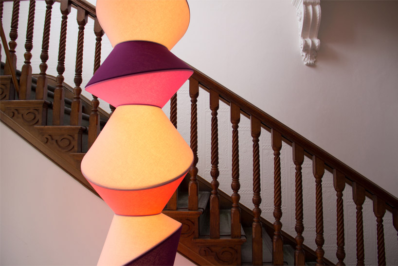 shadevolume stacks rotating and colorful totems of light across london