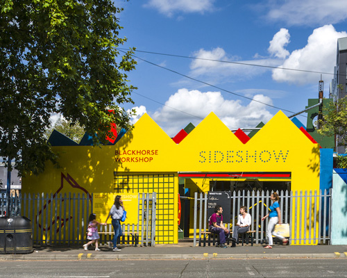 blackhorse workshop's 'SIDESHOW' installation is influenced by london routemaster bus