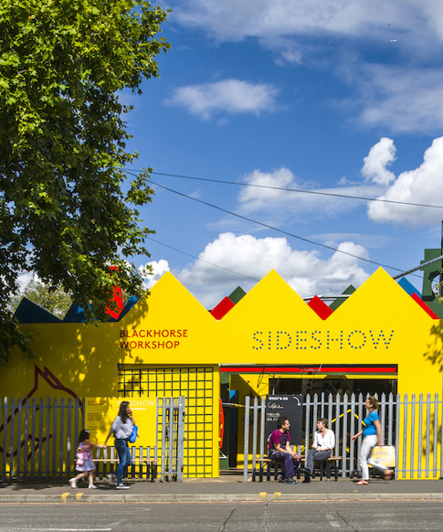 blackhorse workshop's 'SIDESHOW' installation is influenced by london routemaster bus