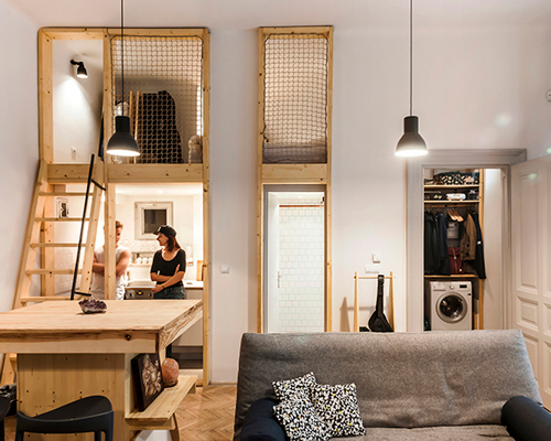 studio bunyik + architecture uncomfortable workshop design a micro livework studio in downtown budapest