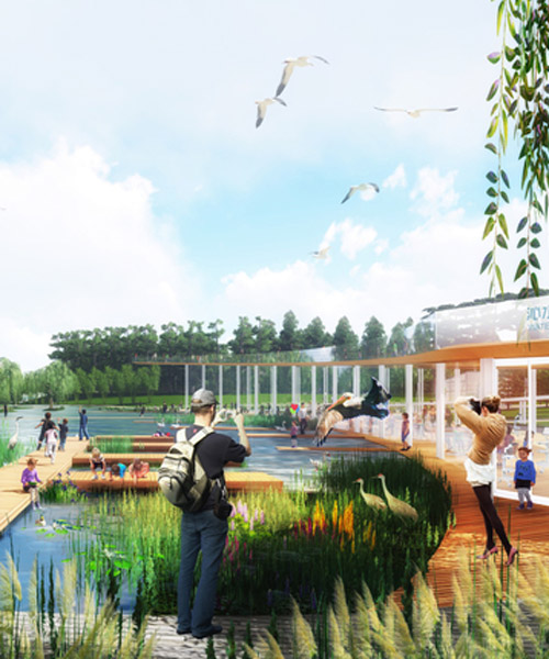 TLS landscape architecture wins sanlin bund ecological park competition in shanghai