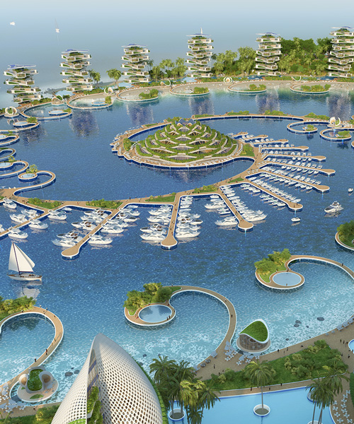 vincent callebaut proposes spiral-shaped eco-resort for the philippines