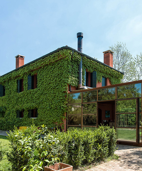 zanonarchitettiassociati renovates italian country house to become one with nature