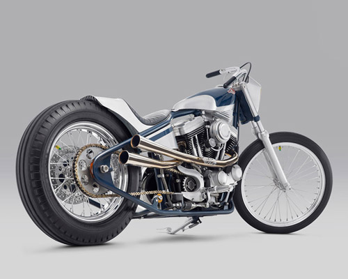 harley davidson XL1200 custom motorcycle by thrive