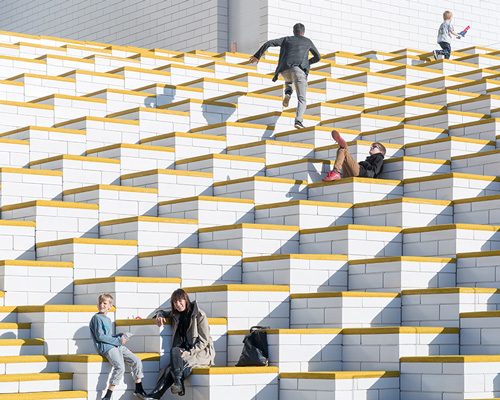 iwan baan photographs BIG's LEGO house in denmark