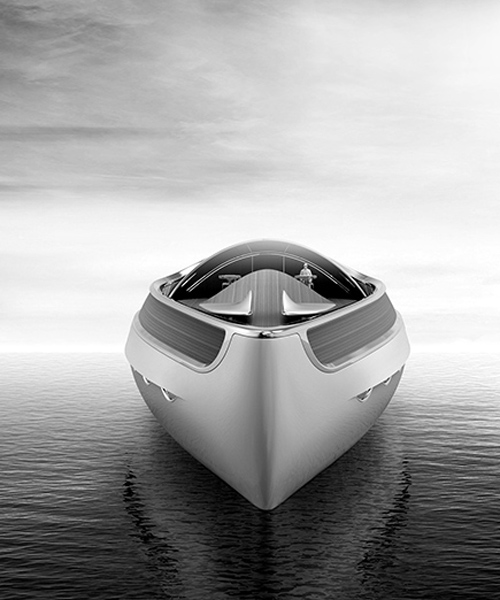 eugeni quitllet's 'dune' concept blends the refinement of a sailboat with the speed of a yacht