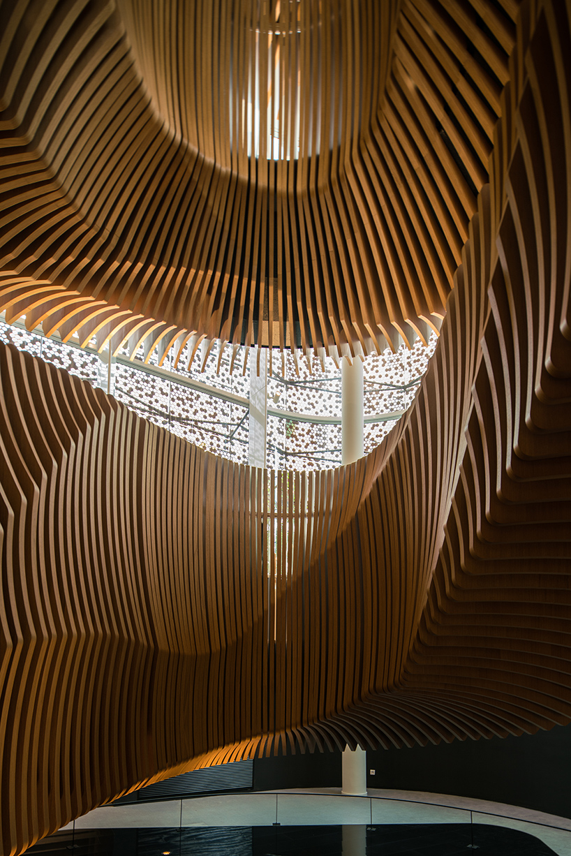 ora ito sculpts parametric staircase for LVMH's media division office