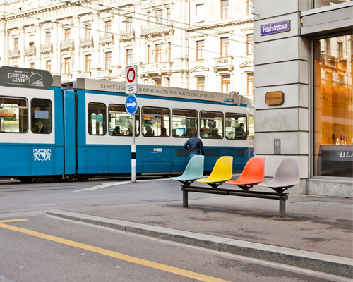 VITRA pop-up stores celebrate versatility of eames plastic chairs
