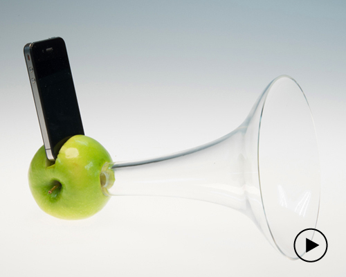 aric snee's design experiment uses apples as an amplifier