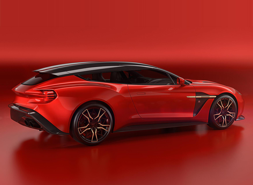 aston martin stretches its supercar to create the vanquish zagato shooting brake