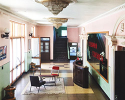 cao fei artist studio visit in a former movie theatre in beijing