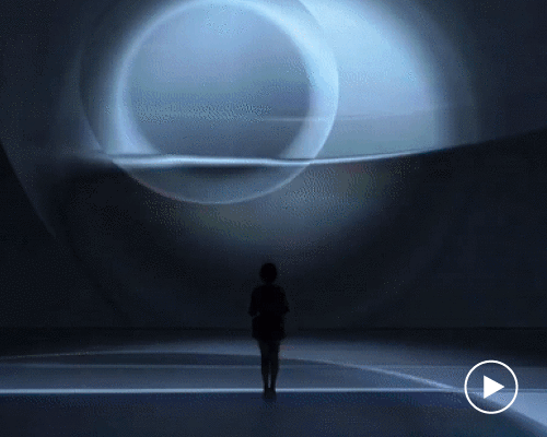 artist presents immersive blackhole at today art museum in beijing