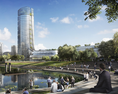 foster + partners' design for MOL headquarters will stand as tallest building in budapest