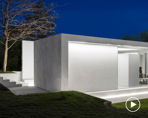 fran silvestre adds to valencia residence with all-white guest pavilion
