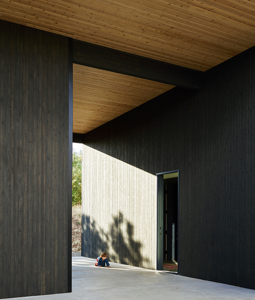 seattle-based firm, goCstudio, embraces natural landscape in the design for a local winery