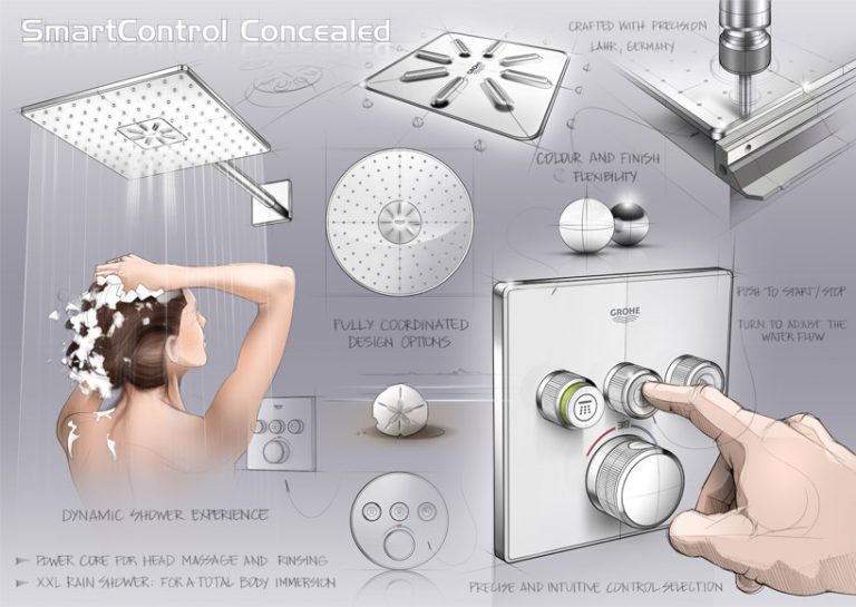 GROHE smartcontrol shower pairs intuitive design with intelligent