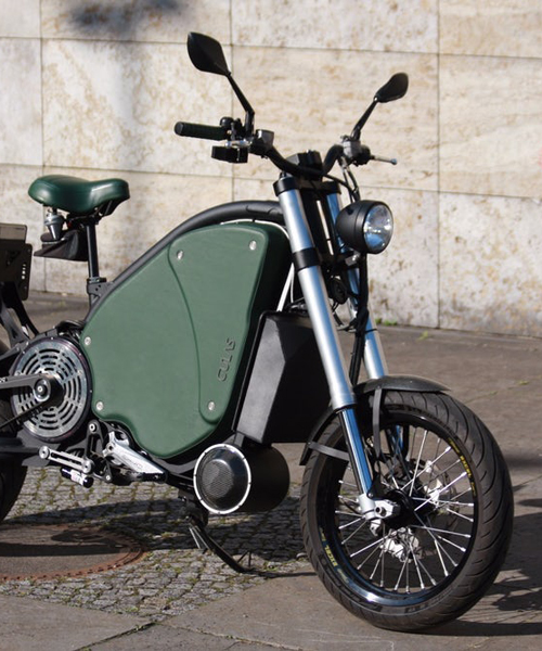 the gulas PI1S is a pedal electric motorcycle with 200 km battery range