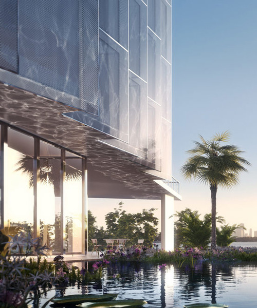 new images of jean nouvel's monad terrace as work gets underway in miami beach