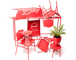 jorge diego etienne designs coca cola furniture for 670 restaurants in mexico