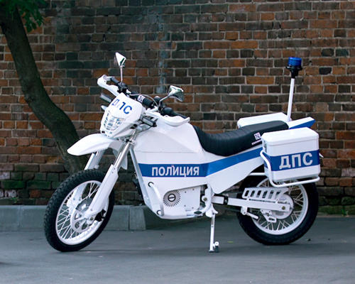 kalashnikov develops IZH electric all-terrain motorcycles for police