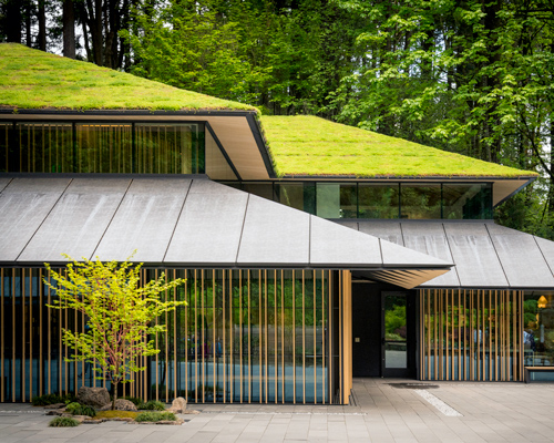 kengo kuma expands portland japanese garden with green-roofed 'cultural village'