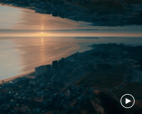 rufus blackwell manipulates drone footage to create 'korean mirrorworld' time-lapse