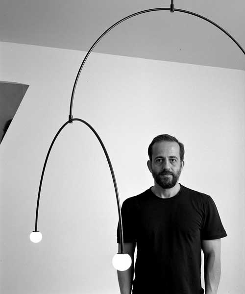 michael anastassiades shows mobile chandeliers at brussels design september