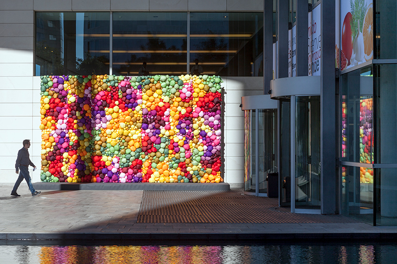 pink intruder creates vibrant mural celebrating colors of fruits and ...