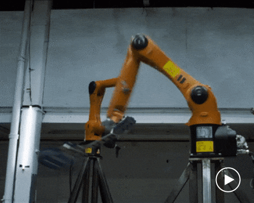 robots vs. music, automatica by nigel stanford shows mechanical arms that rock and revolt