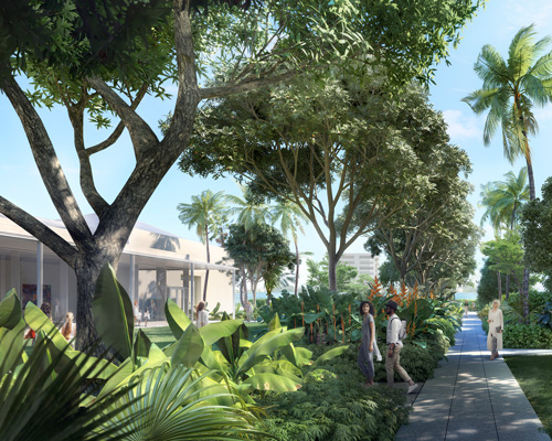 norton museum of art unveils plans for foster + partners' first public garden