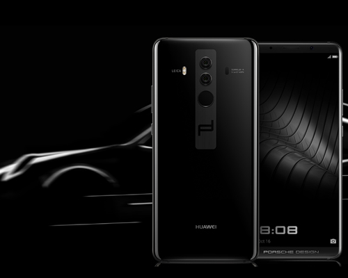 the sleek porsche design huawei mate 10 is powered by AI technology