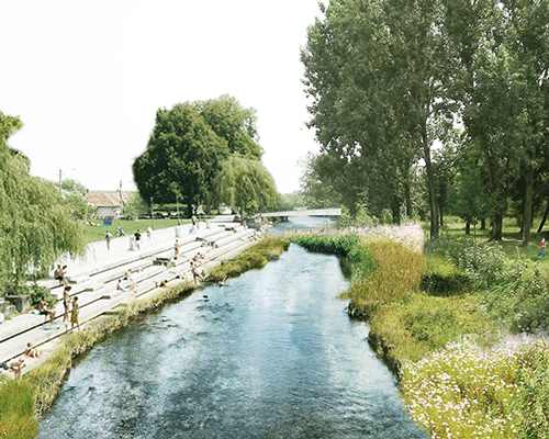 studio practica wins competition to redesign the waterfront of river somes in romania