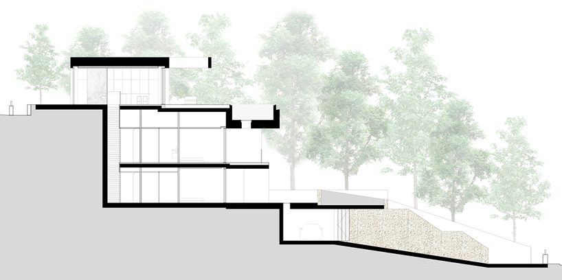 ramon esteve adorns valencian hillside house with yellow onyx stone slabs