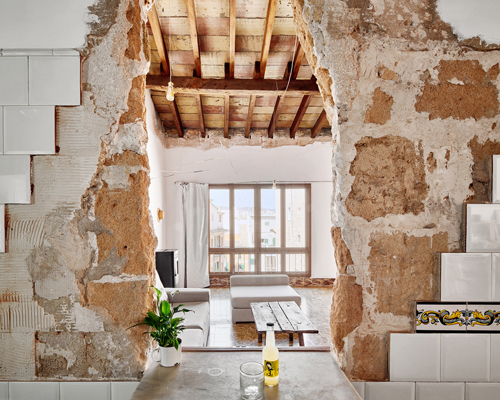 carles oliver refurbishes rustic home in mallorca to preserve its material heritage