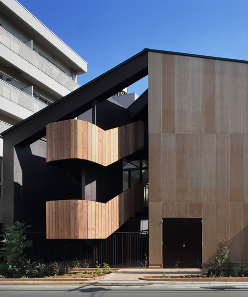 KINO architects integrates energetic nursery school into serene urban neighborhood in japan