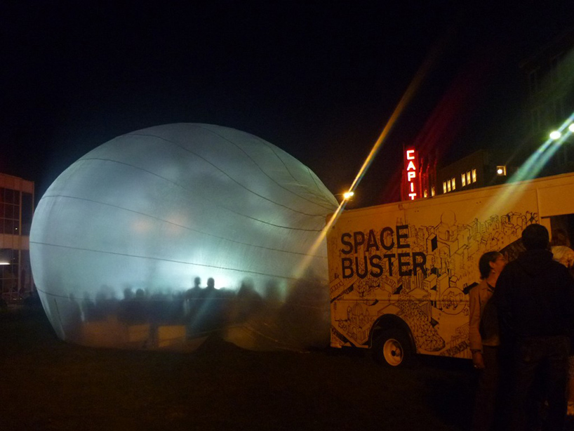 raumlaborberlin's SPACEBUSTER makes landfall in new york city