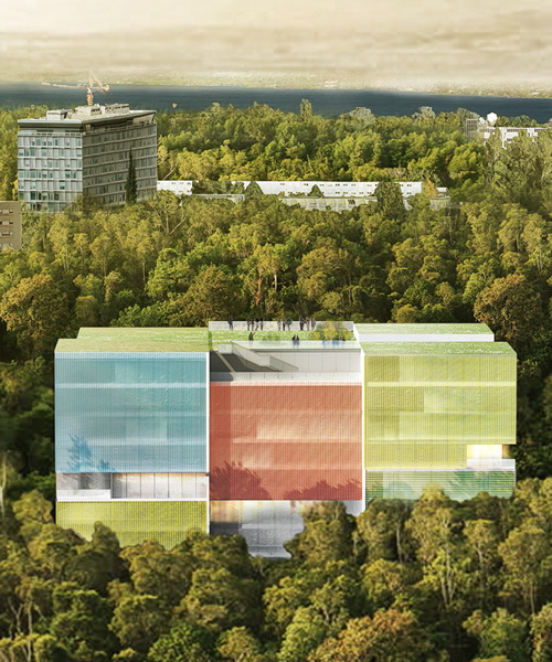 steven holl to use colored photovoltaic glass for doctors without borders complex in geneva