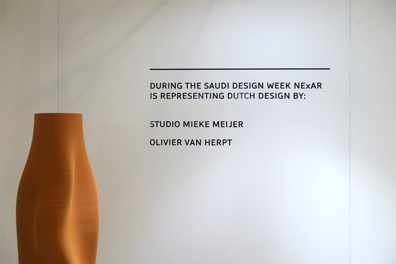 NE+AR's exhibition encompasses dutch design at dubai design week 2017