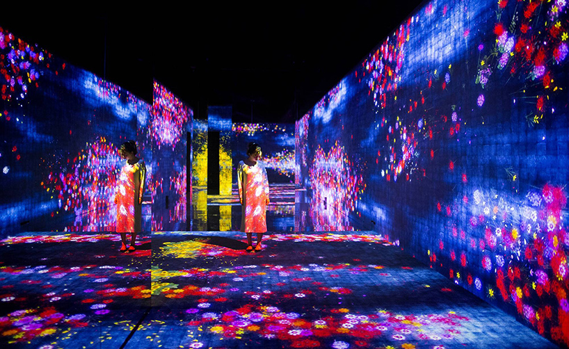 teamlab magnifies the lifecycle of plants with 'living digital forest'