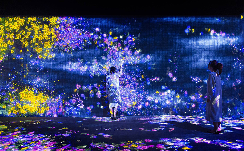 teamlab magnifies the lifecycle of plants with 'living digital forest'