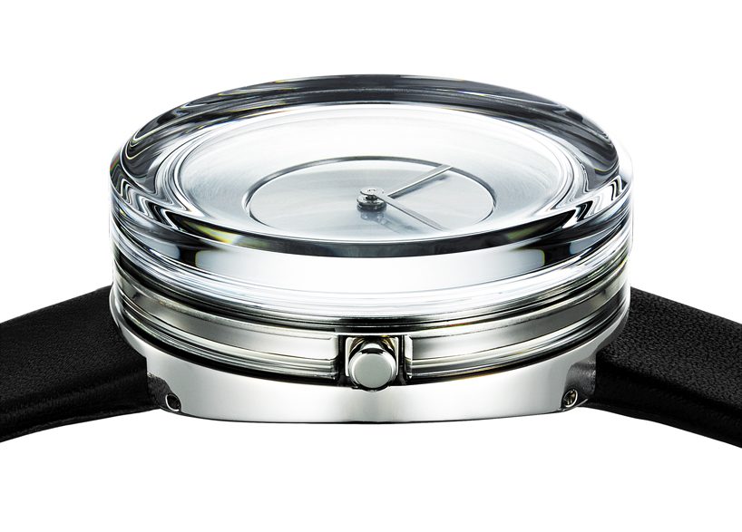 tokujin yoshioka releases a glass watch, the latest in issey miyake watch series
