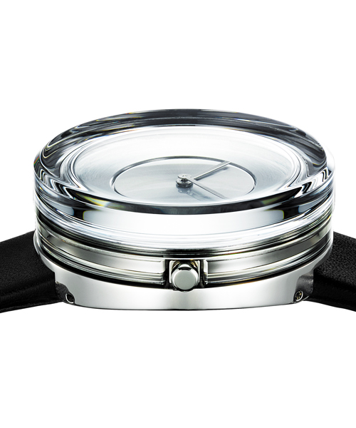 tokujin yoshioka releases a glass watch, the latest in issey miyake watch series