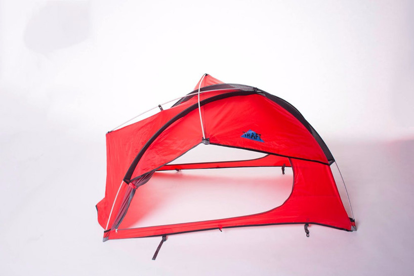 traft fuses the tent with a folding watercraft