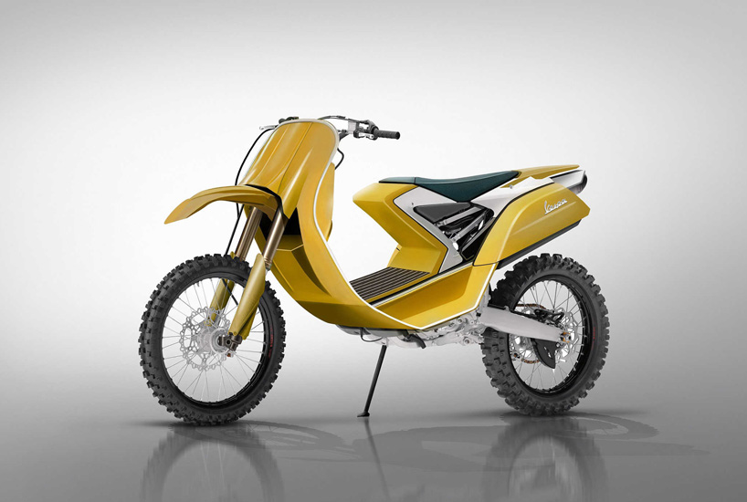 vespa redesigned as six types of concept motorcycles