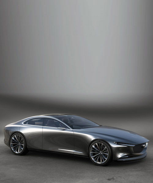 mazda unveils vision coupe concept car at 2017 tokyo motor show