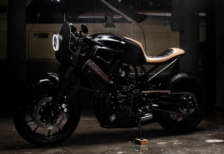 yamaha XSR700 hanko custom motorcycle by george woodman garage