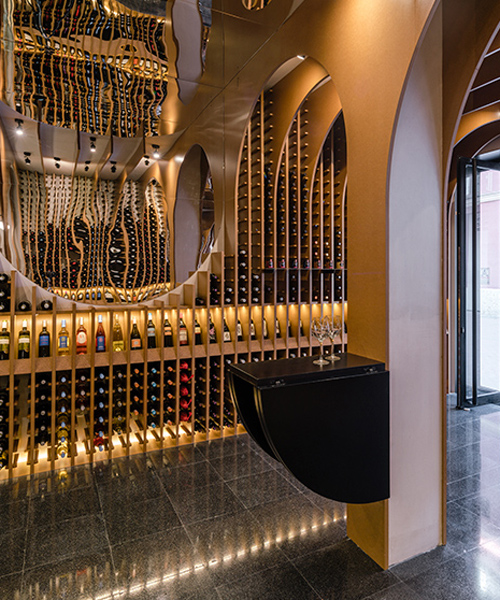 zooco estudio's 'vinoteca valladolid' in spain pays homage to ancient wine cellar architecture