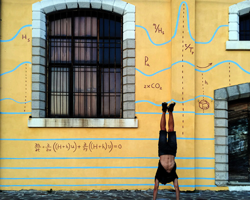 andreco catalyzes the climate change discussion through public artwork in venice