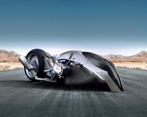 BMW R1100 KHAN concept is a futuristic motorcycle that belongs to blade runner