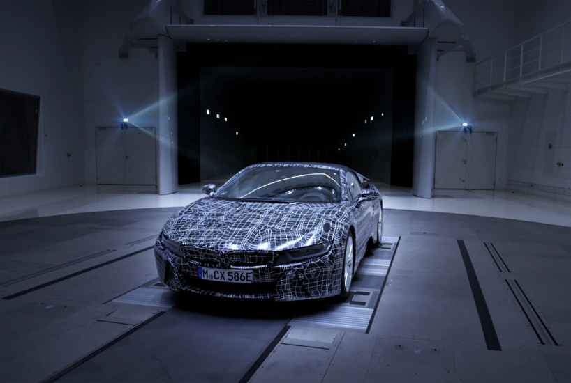 BMW i8 roadster testing